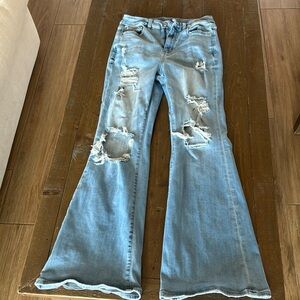 American eagle flared jeans